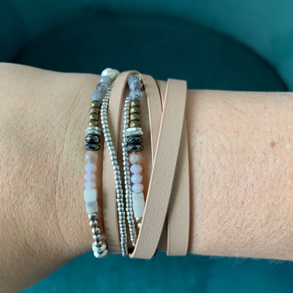 Blush Wrap Bracelet